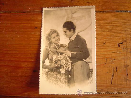 Postais: Bonita postal rom&aacute;ntica .. A&ntilde;os 40