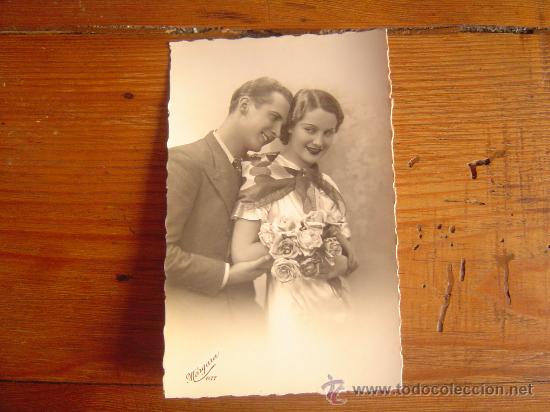 Postais: Bonita postal rom&aacute;ntica .Margara. A&ntilde;os 40
