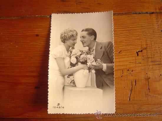 Postais: Bonita postal rom&aacute;ntica .PD. A&ntilde;os 40