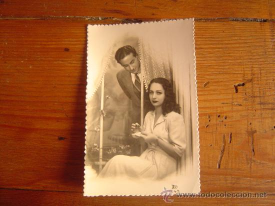 Postais: Bonita postal rom&aacute;ntica .PD. A&ntilde;os 40