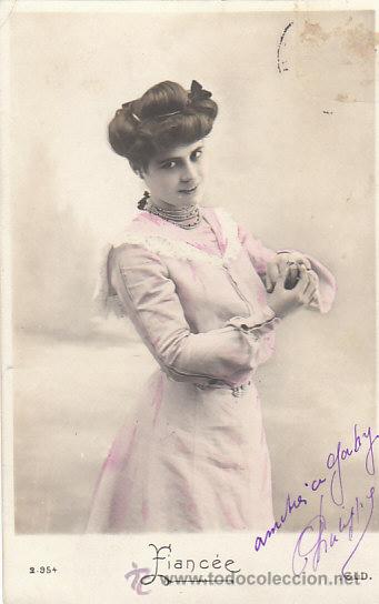 Cartoline: Prometida, circulada en 1905