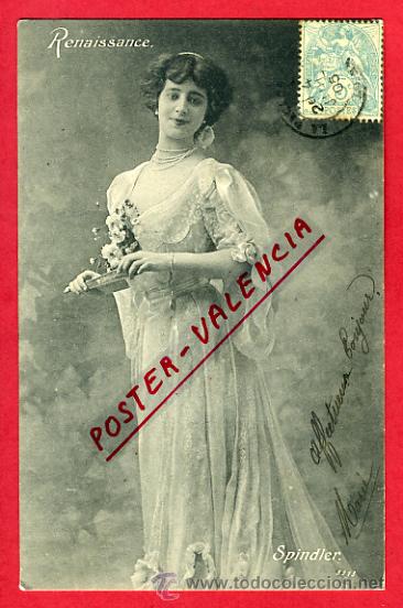 Postales: CUPLETISTA, RENAISSANCE, ANTIGUA,   P64631