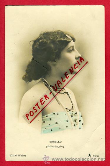 Cartes Postales: CUPLETISTA, SORELLO, ANTIGUA,   P64638