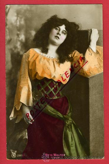 Cartes Postales: CUPLETISTA, RETA WALTER, ANTIGUA,   P64648