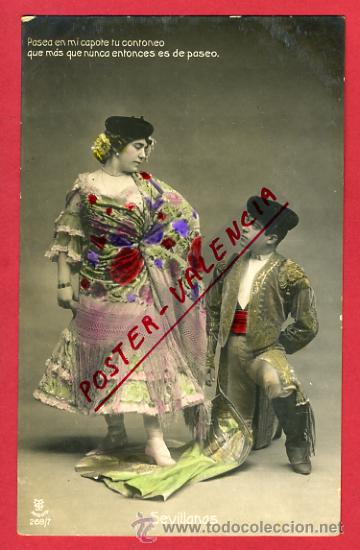 Cartes Postales: CUPLETISTA, SEVILLANAS, ANTIGUA,   P64653