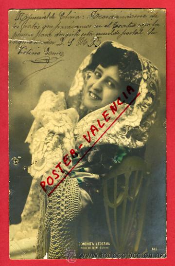 Cartes Postales: CUPLETISTA, CONCHITA LEDESMA, ANTIGUA,   P64680