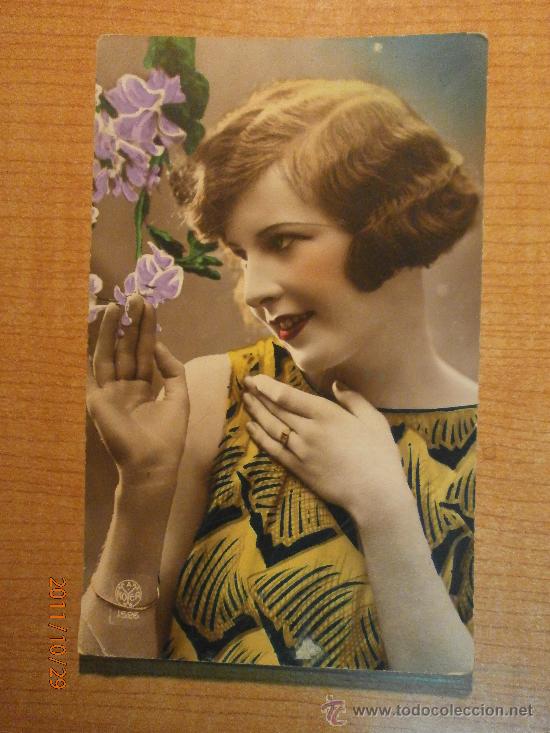 Postais: ANTIGUA POSTAL MUJER. NOYER . ESCRITA