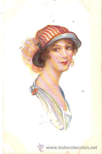 Cartes Postales: TARJETA POSTAL. GALANTES Y MUJERES. N&ordm; 100. EDICIONES VICTORIA. COLL SALIETI HNOS.