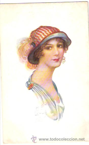 Postkarten: TARJETA POSTAL. GALANTES Y MUJERES. N&ordm; 100. EDICIONES VICTORIA. COLL SALIETI HNOS.