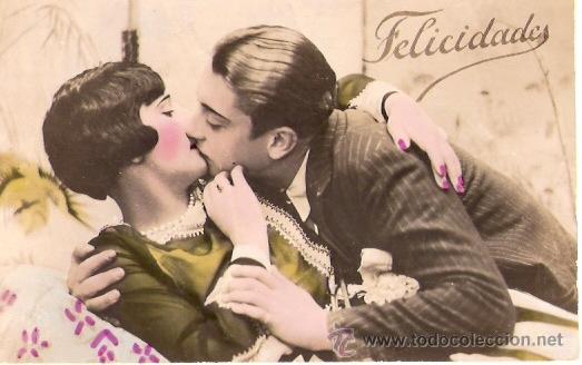 Cartoline: TARJETA POSTAL. GALANTES Y MUJERES.