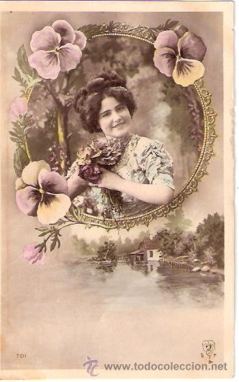 Cartoline: TARJETA POSTAL. GALANTES Y MUJERES. N&ordm; 701. B & F.