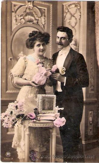 Postais: TARJETA POSTAL. GALANTES Y MUJERES. N&ordm; 2264/2. D. R. H.