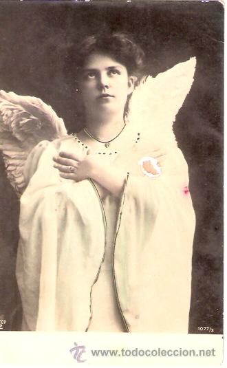 Cartoline: TARJETA POSTAL. GALANTES Y MUJERES. N&ordm; 1077/3. G. L. C&ordm;.