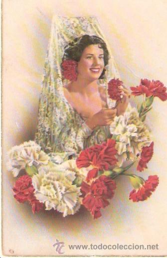 Cartoline: TARJETA POSTAL. GALANTES Y MUJERES. N&ordm; 205/1.