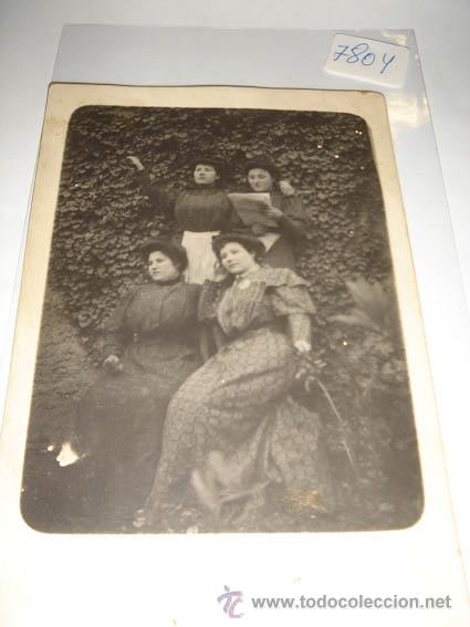 Postais: Postal antigua en blanco y negro retrato de mujeres