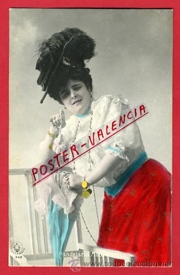 Postcards: POSTAL ACTRIZ CANTANTE CUPLETISTA, CANDELARIA MEDINA  ,ORIGINAL ANTIGUA ,P66667