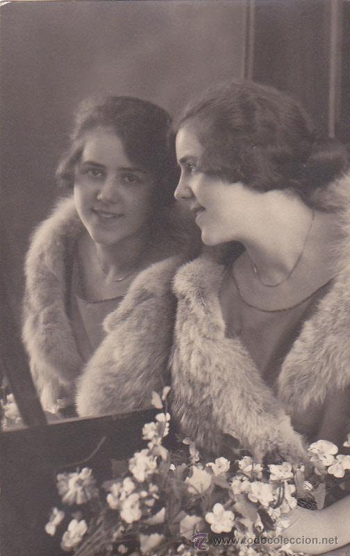 Cartoline: Postal antigua , mujer , moda, 8
