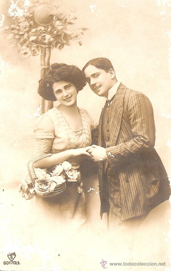 Cartoline: POSTAL ROMANTICA PRINCIPIOS 1900