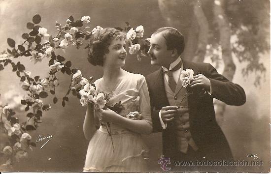 Cartoline: POSTAL ROMANTICA PRINCIPIOS 1900