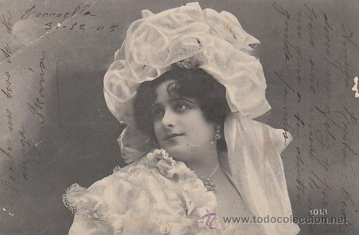 Cartoline: joven, de rayado continuo circulada en 1905 ver dorso