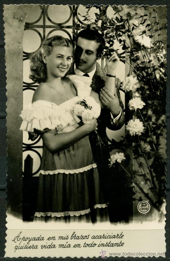 Cartoline: Postal Antigua - Enamorados