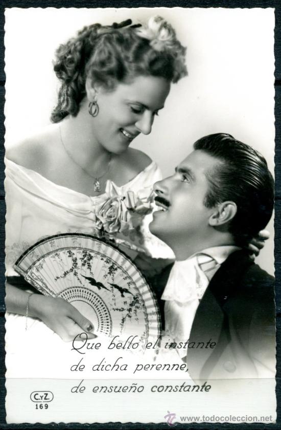 Cartoline: Postal Antigua - Enamorados