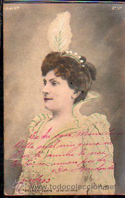 Postais: TARJETA POSTAL DE MUJERES. MADAME BOSMAN 'LE ROI DE PARIS'. 2&ordm; SERIE