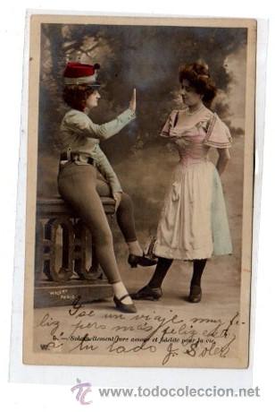 Postais: TARJETA POSTAL. GALANTES Y MUJERES. WALERY PARIS.