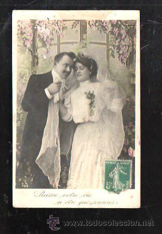 Postkarten: TARJETA POSTAL DE GALANTES Y MUJERES. FRANCESA.