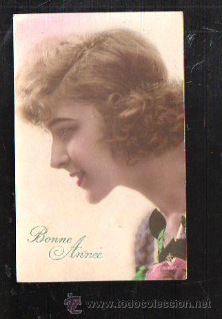 Postkarten: TARJETA POSTAL DE GALANTES Y MUJERES. FRANCESA. BONNE ANNEE.