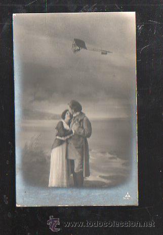 Postcards: TARJETA POSTAL PAREJA DE ENAMORADOS 9038-6