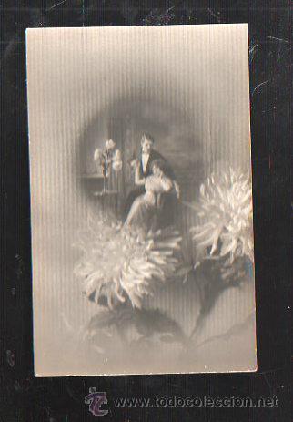 Postcards: TARJETA POSTAL PAREJA DE ENAMORADOS 9058