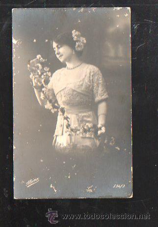 Postcards: TARJETA POSTAL RETRATO DE MUJER, ALSINA S94/3