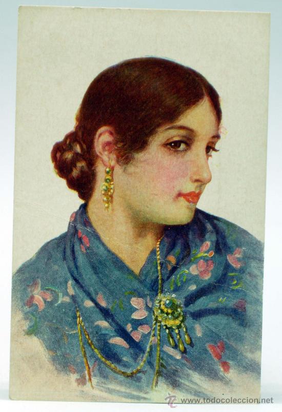 Postkarten: Postal dibujo Albert Aragonesa n&ordm; 1052 Ed Victoria Coll Salieti a&ntilde;os 20 sin circular