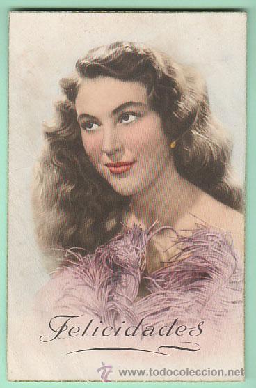 Postales: chica, escrita en 1953 - Foto 1
