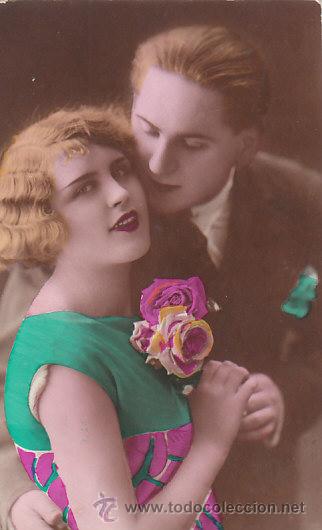 Postales: Una pareja, escrita en 1934 - Foto 1