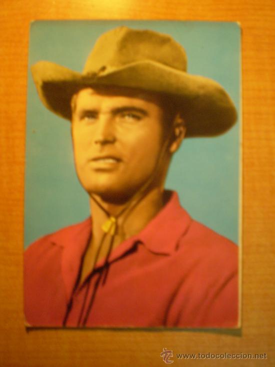 Postkarten: POSTAL TU HARDIN INTERPRETE DE LOS FILMS PARA LA TELEVISION DEL SERIAL  BRONCO  SIN CIRCULAR