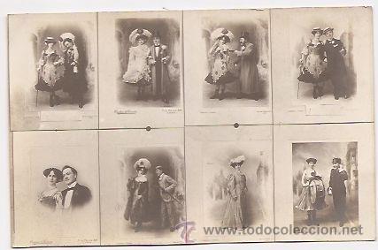 Cartoline: Postal antigua de Les Doretta (duetistas c&oacute;micos italianos)