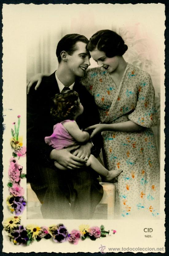 Cartoline: Postal Antigua - Enamorados