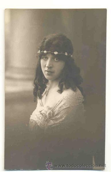 Postales: Dama .. Escrita 1919 - Foto 1