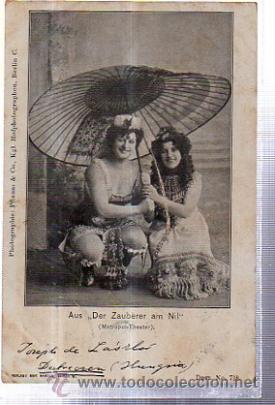 TARJETA POSTAL MUJERES