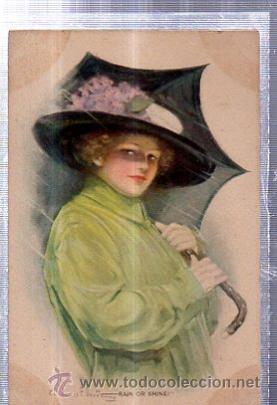 Postais: TARJETA POSTAL MUJER CLARENCE UNDERWOOD