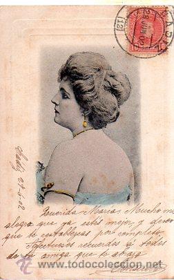 Postais: TARJETA POSTAL MUJER P.F. 3197