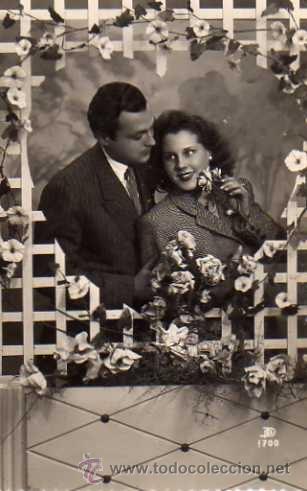 Postais: POSTAL GALANTES Y MUJERES A&Ntilde;O 1947 POSTAL FOTOGR&Aacute;FICA ESCRITA SIN CIRCULAR  D P N&ordm; 1700