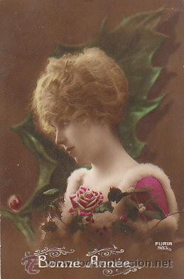 Cartoline: Postal romantica, es felicitacion de Navidad