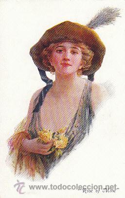 Postales: Postal romantica, circulada ver dorso - Foto 1