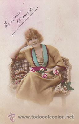 Postales: Postal romantica, escrita en 1923 - Foto 1