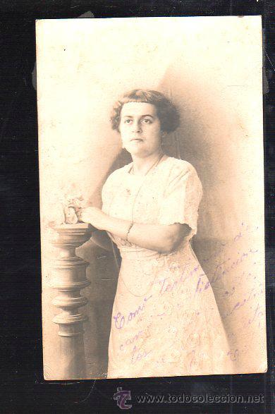 Postais: TARJETA POSTAL DE MUJERES - FOTO DE ESTUDIO DE MUJER.