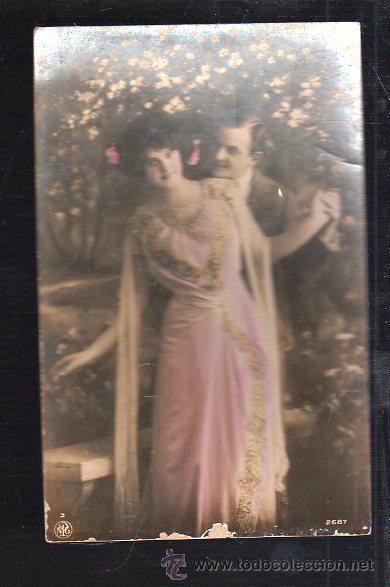 Postais: TARJETA POSTAL DE MUJERES - MOTIVO ROMANTICO. NPG. 2687