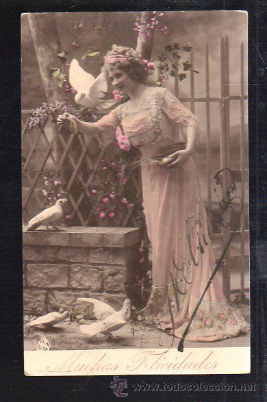 Postais: TARJETA POSTAL DE MUJERES - FELICITACION.
